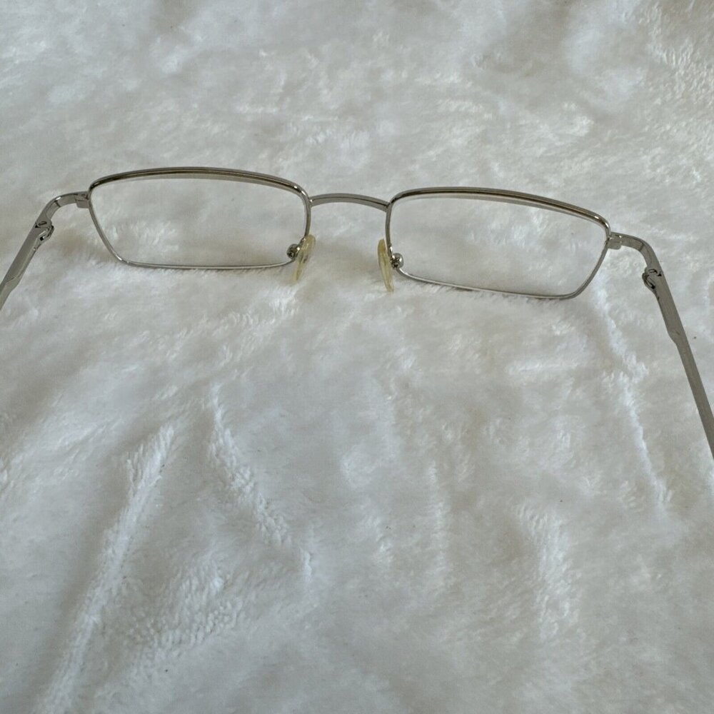 Rectangular Frame Reading Glasses 2.75 Silver Met… - image 4